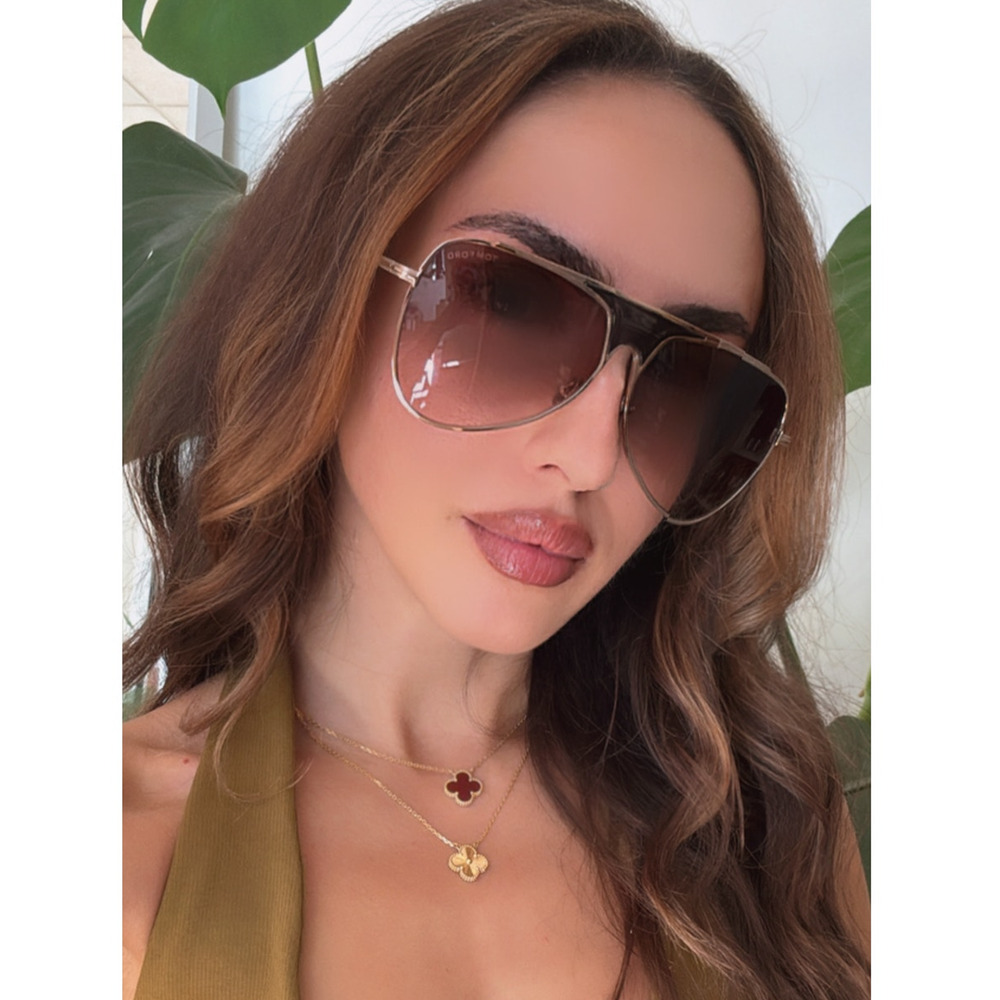 NEW Tom Ford FT0935 28F Ethan Sunglasses in Gold Brown